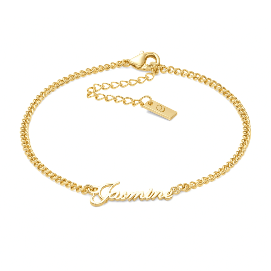 Sandra Custom Name Anklet